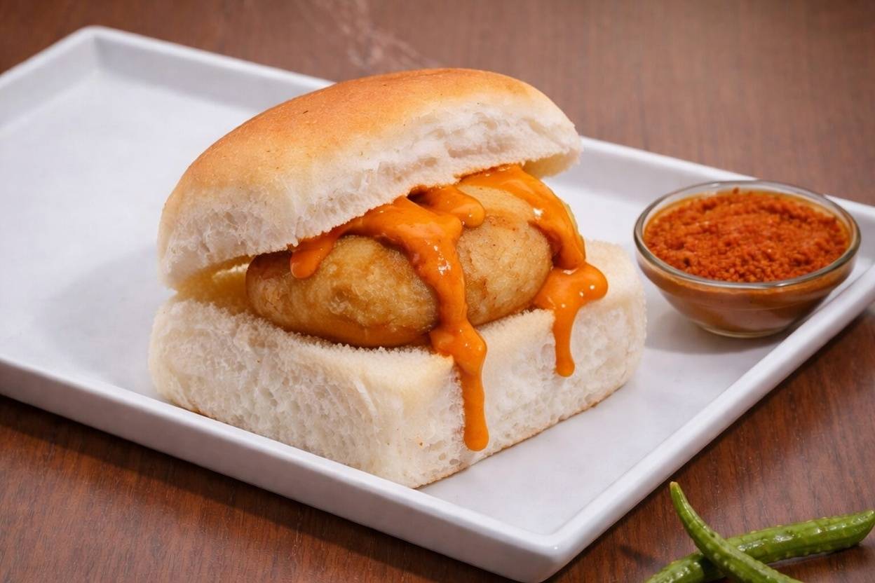  Peri Peri Vadapav near New Ashok Nagar JUGGERNAUT KITCHENS NEW ASHOK NAGAR NO B 1 43 SHUKAR BAZAR ROAD METRO PILLAR NO 165 KHASRA N SHOP NO 1 FRONT LANDMARK Main Road