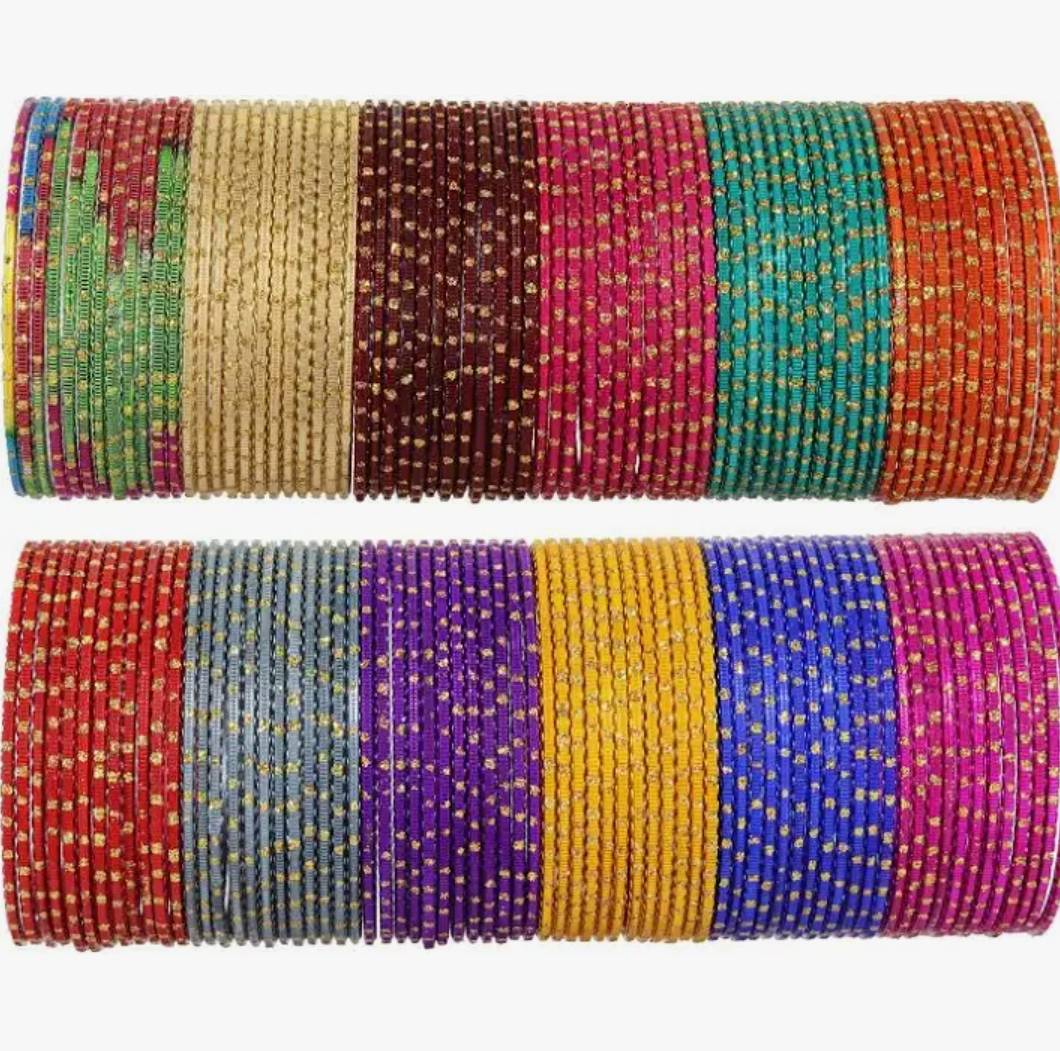 Glass Bangles Set in Jaipur Rajasthan Multicolor Ideal for Traditional Attire -  - Buy Online at SAB BANGLES