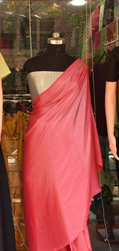  Saree Fabric in Jabalpur: Elegant Pink Saree for Elegant Occasions SHEETESH SONI Shivarnika 210  Opposite Ram  Mandir Trimurti Nagar Jabalpur LANDMARK Behind Little Angel School