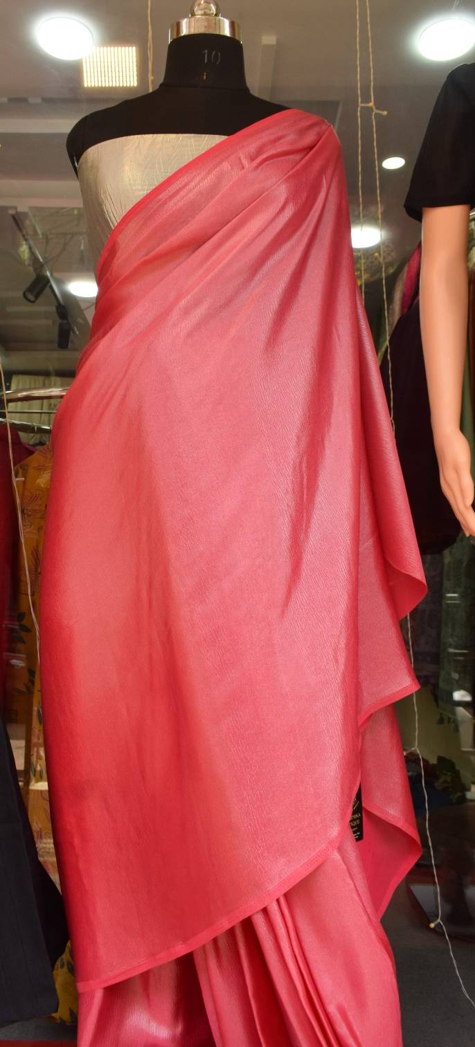 Saree Fabric in Jabalpur: Elegant Pink Saree for Elegant Occasions - Image 1