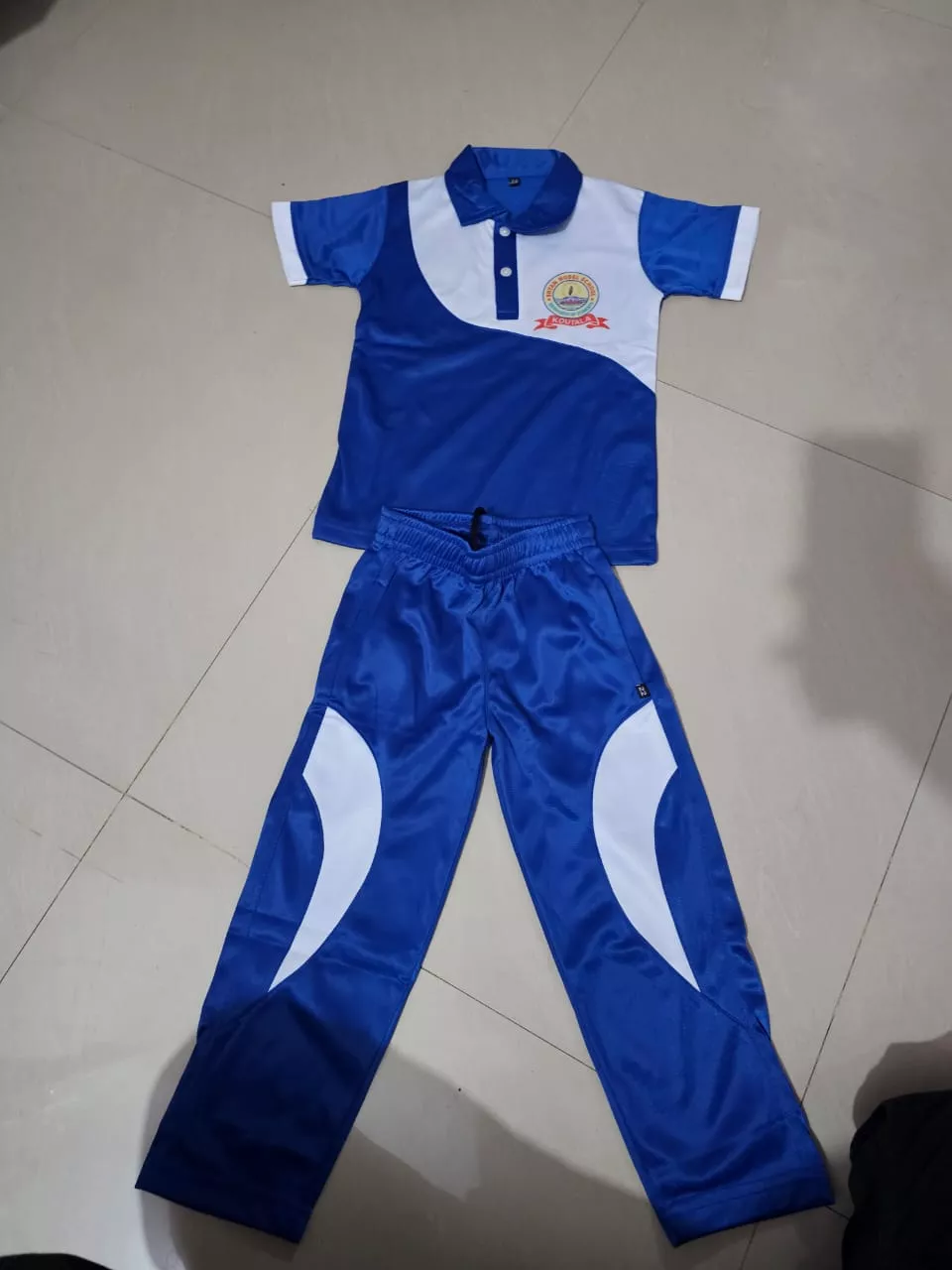 Sports Uniform Set in Solapur: Blue and White for School Sports Activities -  - Buy Online at SHRIKANT ENTERPRISES