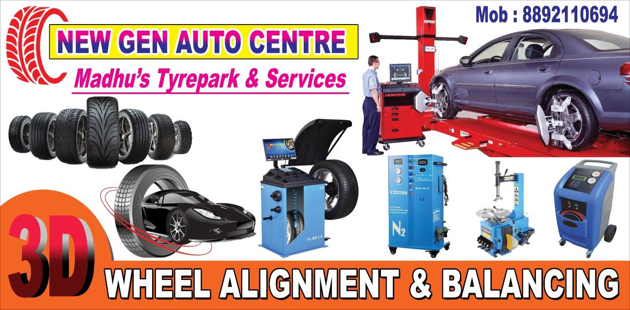 NEW GEN AUTO CENTRE - Automotive Services: 3D Wheel Alignment & Balancing in Nandini Layout - Enhanced Performance in BANGALORE