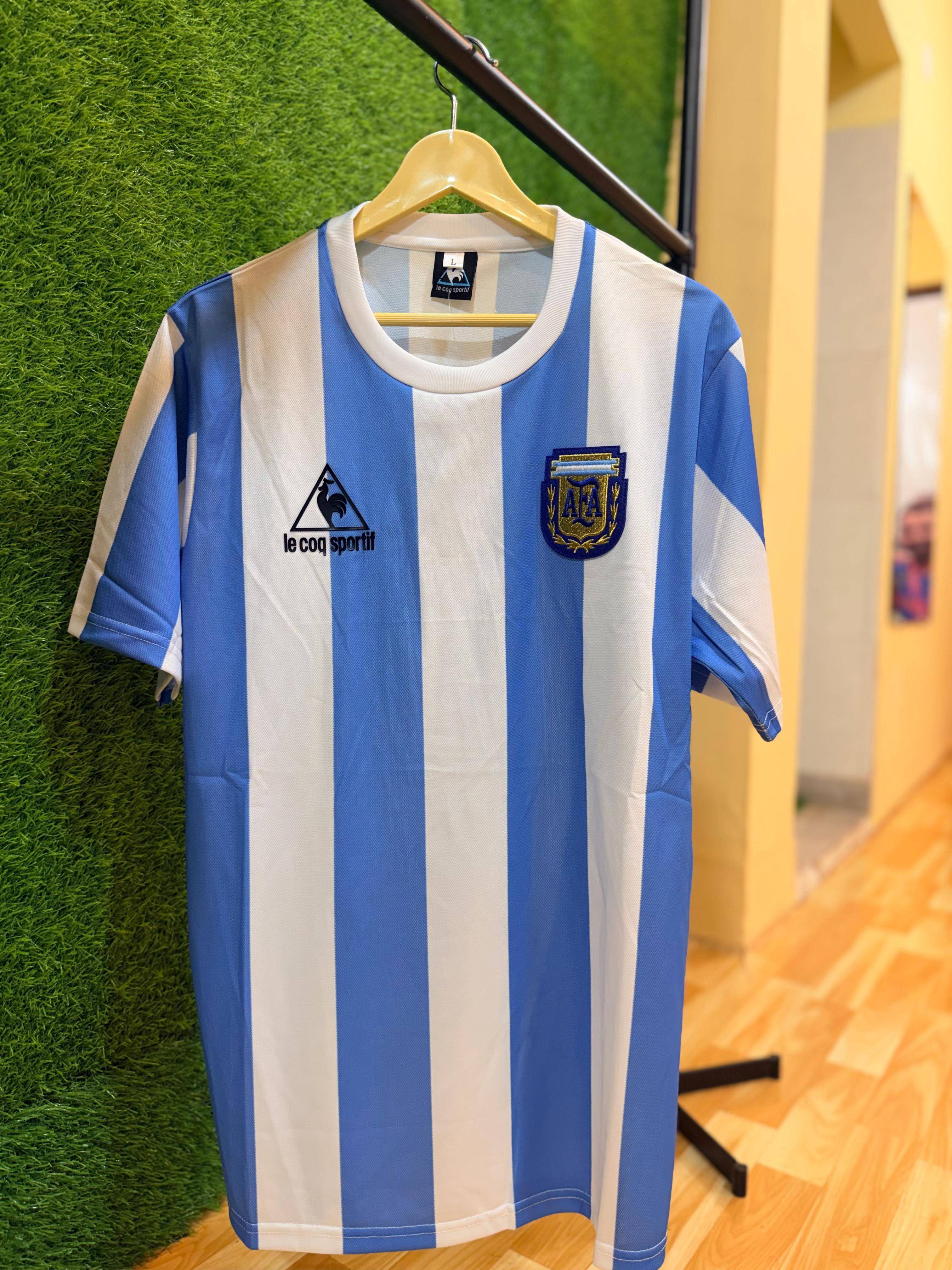 Argentina National Team Retro Football Jersey in Kolkata - Iconic Stripes -  - Buy Online at SHIVAM ENTERPRISE