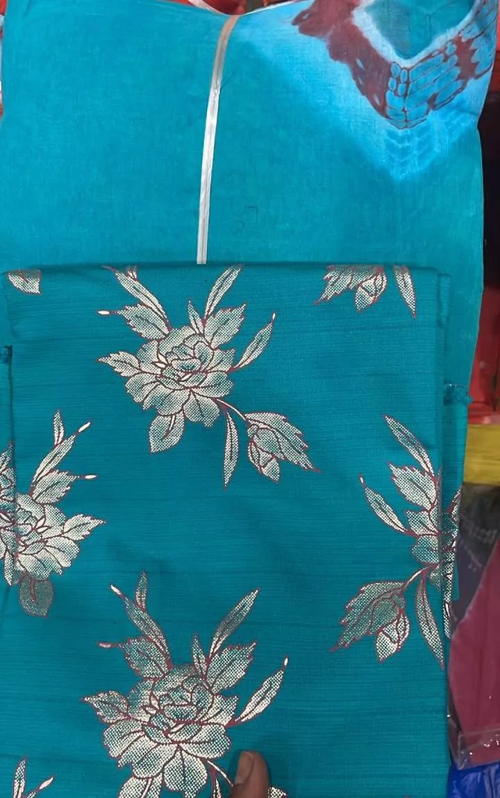  Rajputi Cotton Suit in Shop No 04 Kashi Visbuilding 60 Feet Roawest - Elegant Foil Print LAADLI BOUTIQUE SHOP NO 04 KASHI VISBUILDING 60 FEET ROAWEST