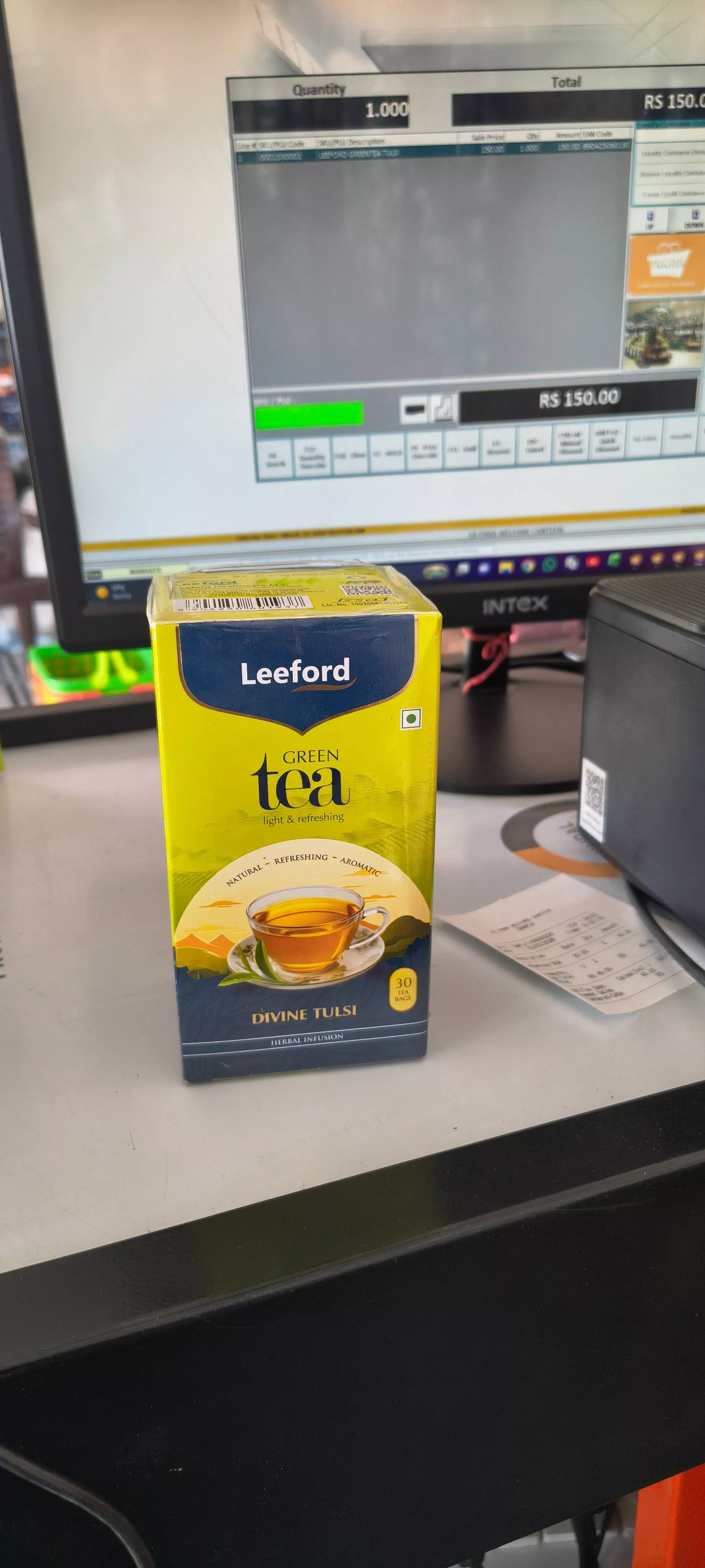 Leeford Green Tea Divine Tulsi in Rohtak - Natural and Refreshing -  - Buy Online at EX PARA WELFARE CANTEEN