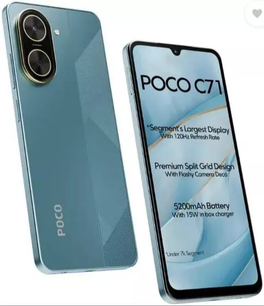 POCO C71 Smartphone in Flora Enterprises with 120Hz Display -  - Buy Online at KOMALPREET