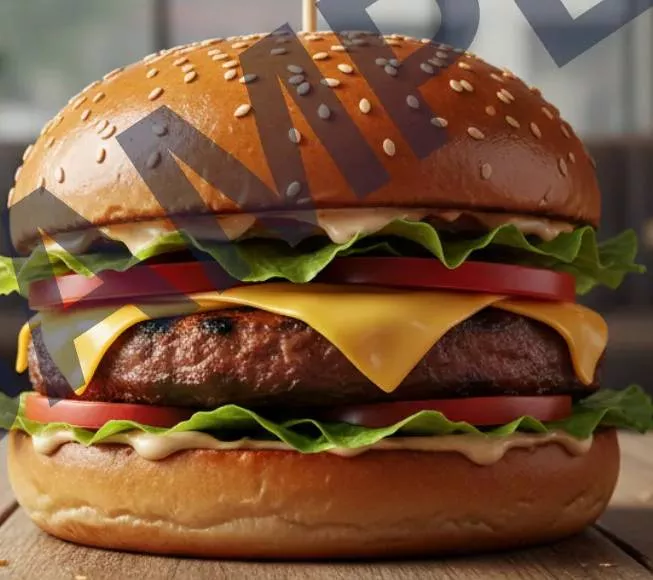 Cheeseburger in Shahbad: Classic Cheeseburger with Fresh Toppings -  - Buy Online at JAI SHRI BIKANER MISTHAN BHANDAR