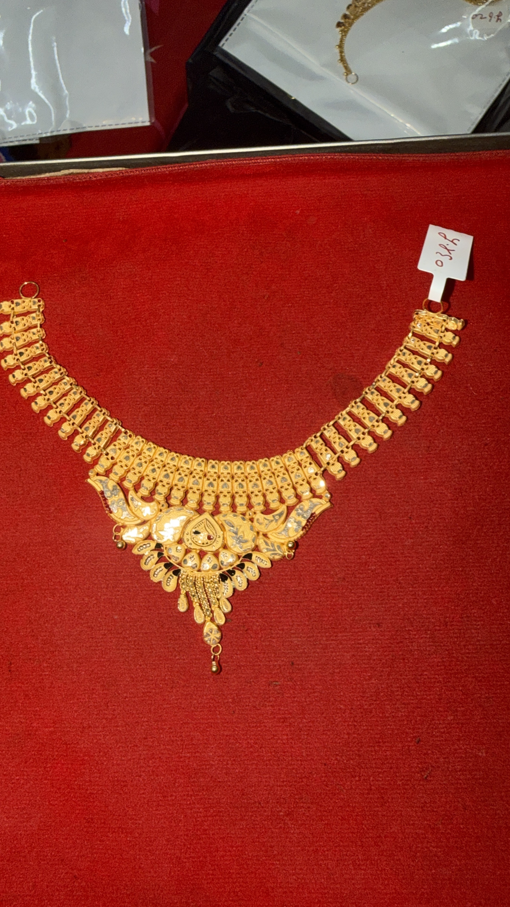 Shubham Jewellers Traditional Gold 18k Necklace in Akbarpur - Elegant Design -  - Buy Online at SUBHAM SONI