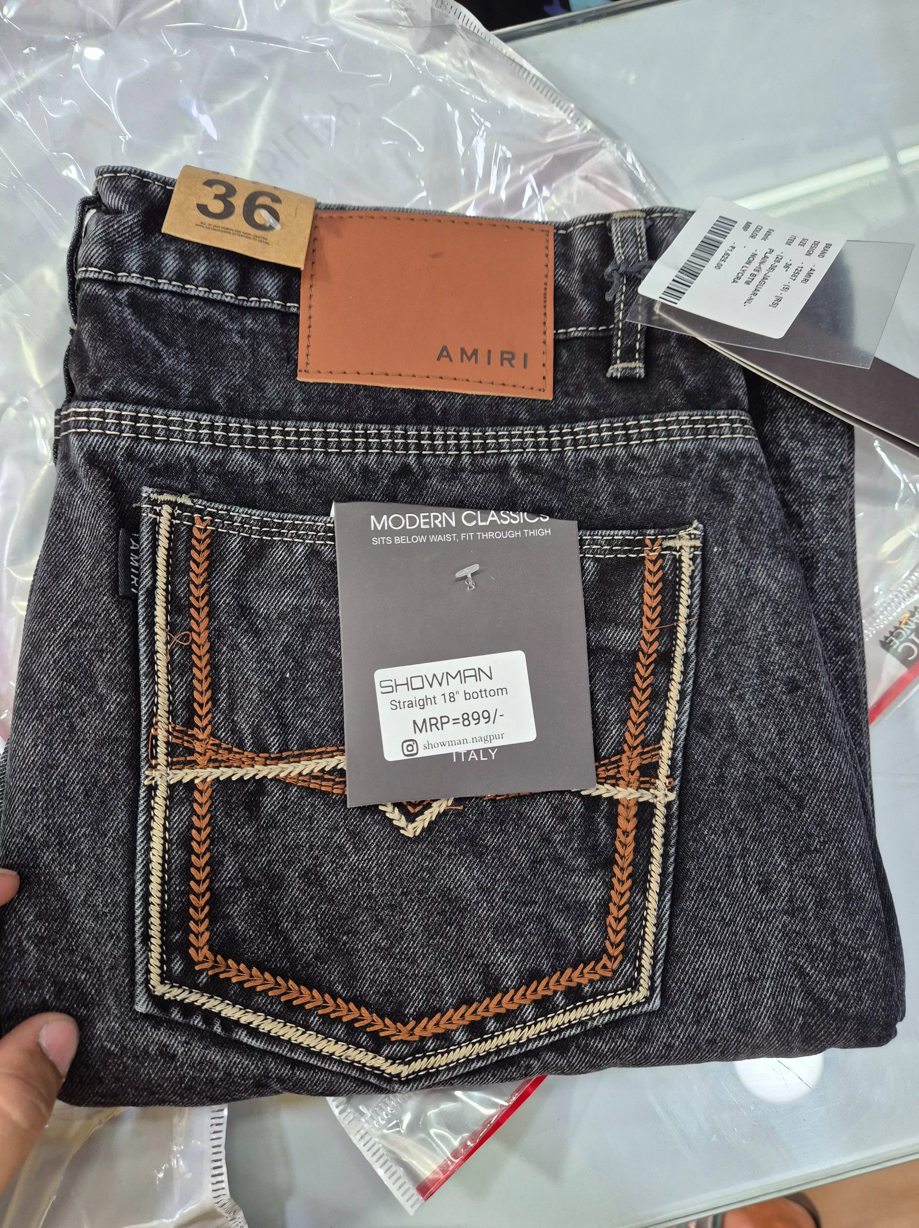 Showman Modern Classic Jeans in Nagpur Straight-Fit Denim -  - Buy Online at SHOWMAN COLLECTION