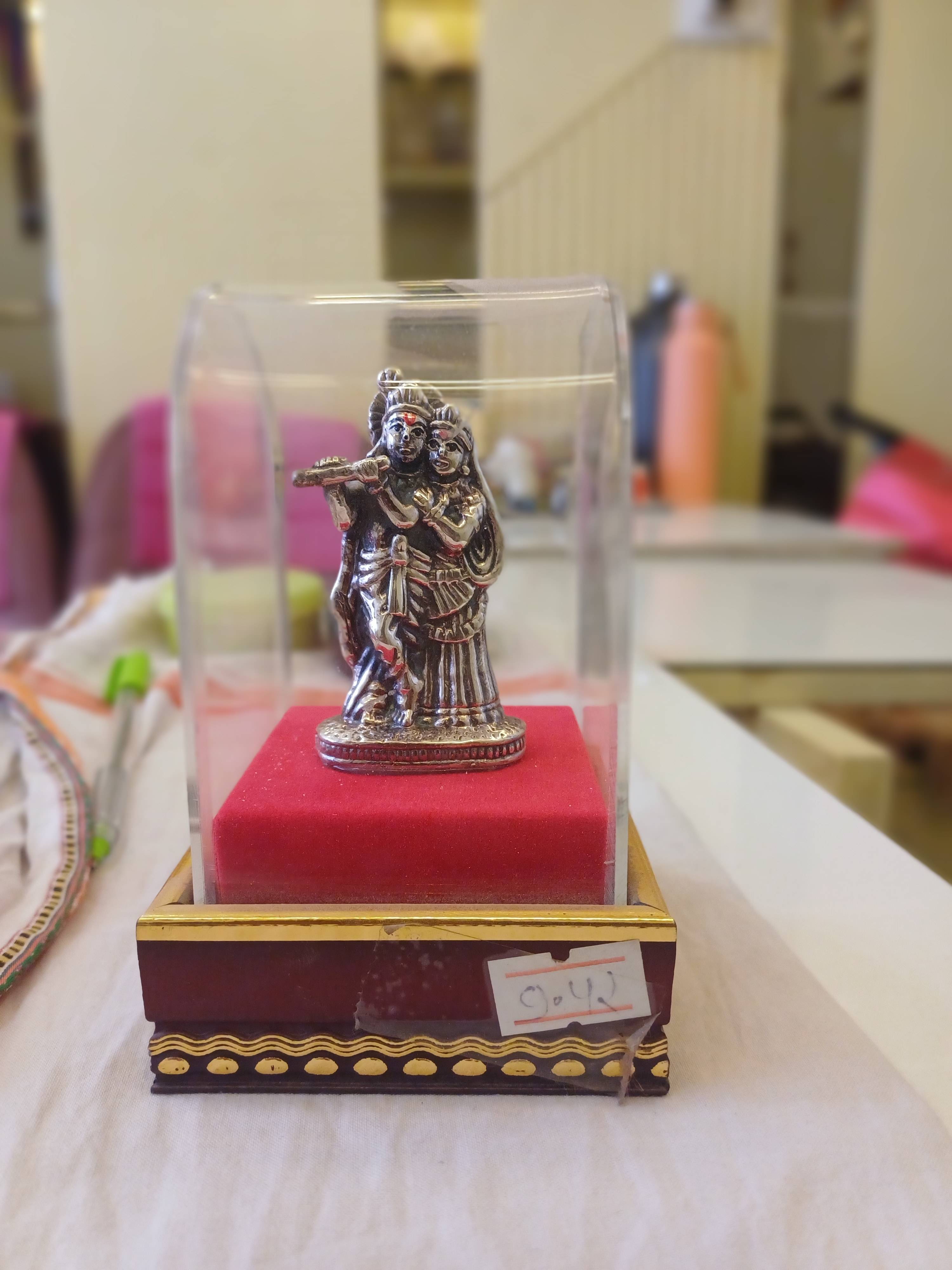 Radha Krishn 99.99% Silver Pendant