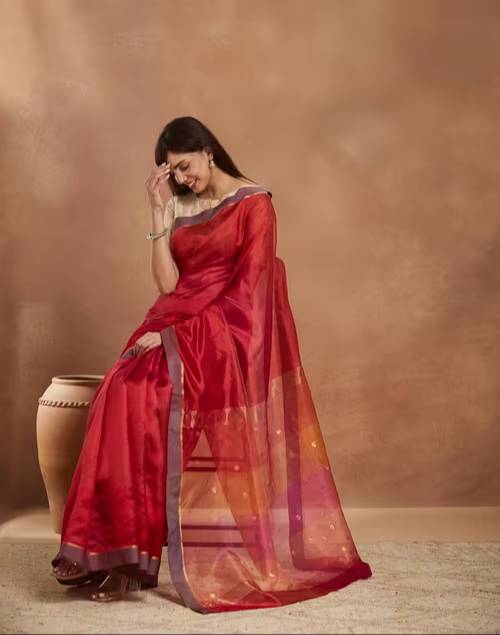 SAKORE COLLECTION - Jamdani Saree in Dehu - Exquisite Weaving for a Timeless Appeal in PUNE