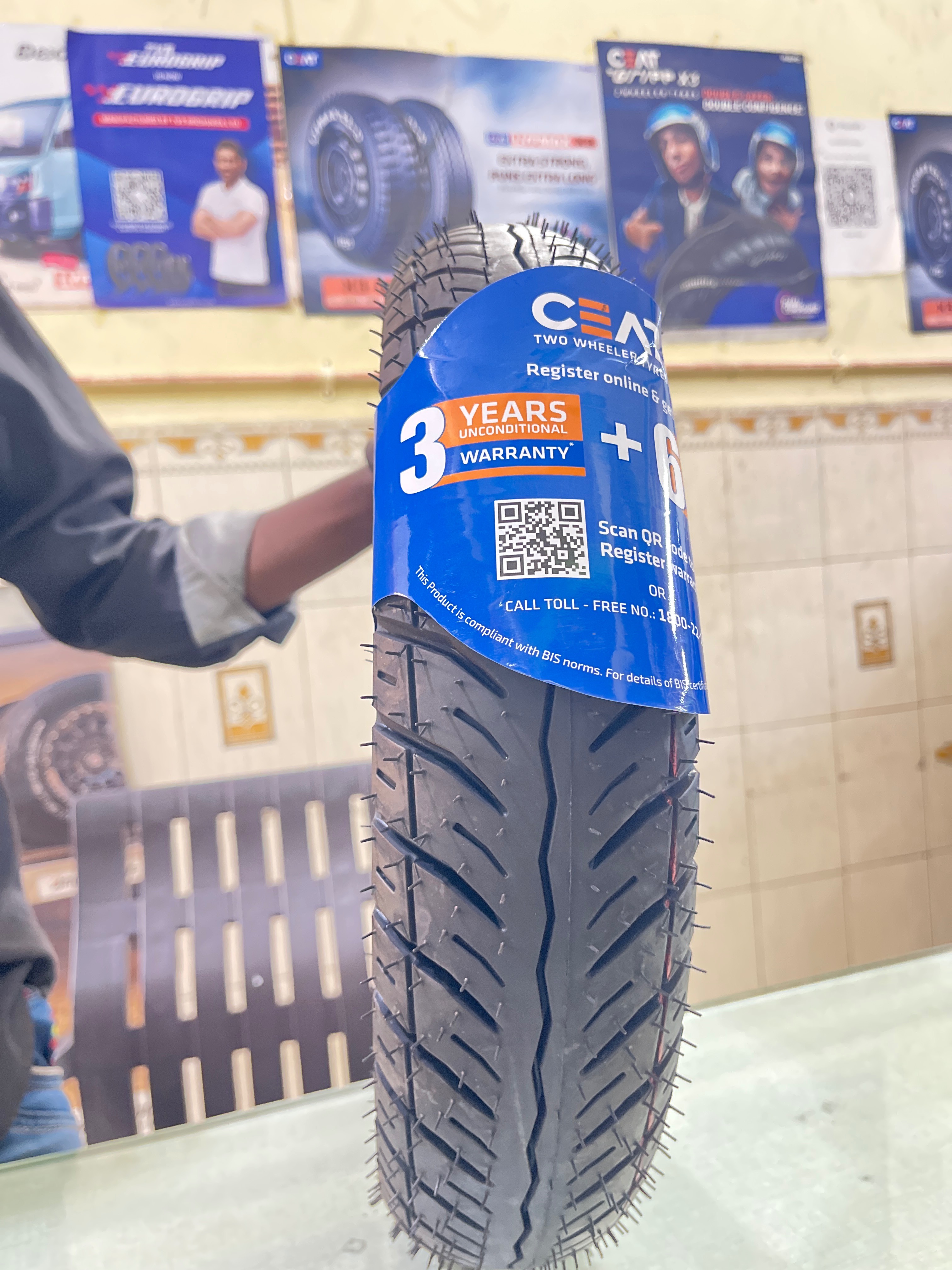  CEAT Two-Wheeler Tyre in Kurnool: 90-100-10 Zoom x5 TL for High Performance SUPER MADINA TYRES SHOP NO 3 BALAJI  COMPLEX SAMPATH  NAGAR BELLARY CHOWRASTA KURNOOL ANDHRA PRADESH 518003 518003  COMPLEX SAMPATH  NAGAR BELLARY CHOWRASTA KURNOOL ANDHRA PRADESH 518003 518003
