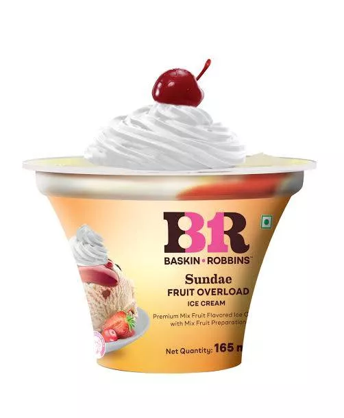 Baskin Robbins Sundae Fruit Overload Ice Cream in Chirala Rural Vill -  - Buy Online at APARNA ENTERPRISES