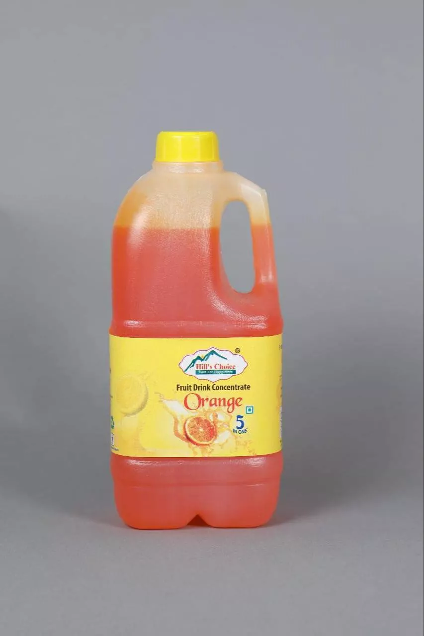 Hills Choice Fruit Drink Concentrate - Orange in Fatehpur - Refreshing Taste -  - Buy Online at VED GENERAL STORE