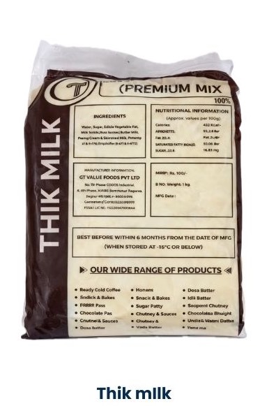 Thik Milk Premium Mix in Alibag for Enhancing Texture of Beverages and Dishes -  - Buy Online at SHREE SEVA AGENCY