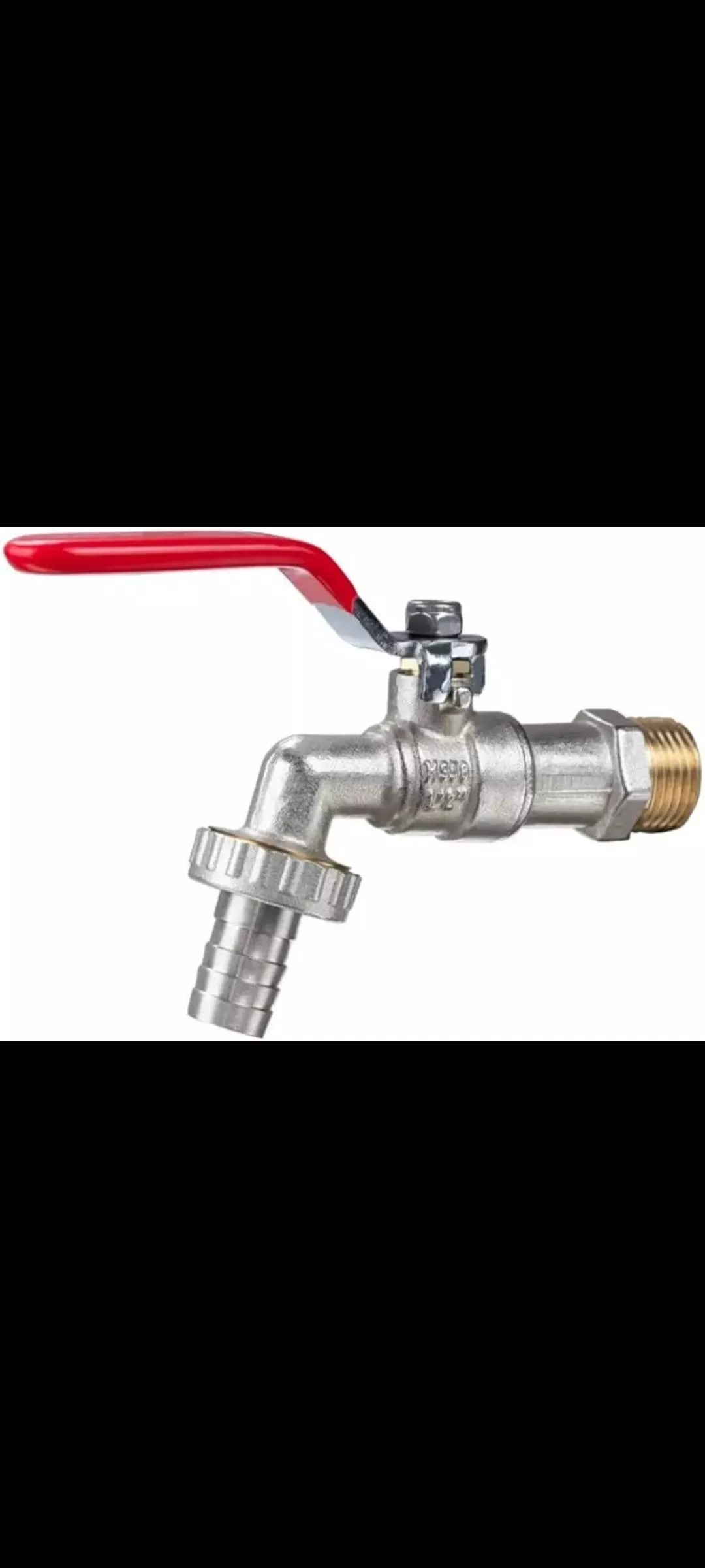 Brass Bib Cock Tap in Hoshiarpur with Red Lever -  - Buy Online at GOYAL TRADING CO