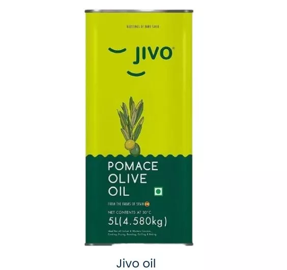 Jivo Pomace Olive Oil in Alibag: Premium 5L Tin from Spain -  - Buy Online at SHREE SEVA AGENCY