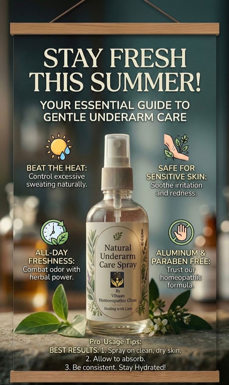  Underarm Spray in East Shalimarbagh: Long-lasting Odor and Wetness Protection VIHAAN HOMOEOPATHIC CLINIC BK 1 32 AGF EAST SHALIMARBAGH NEAR FORTIS HOSPITAL