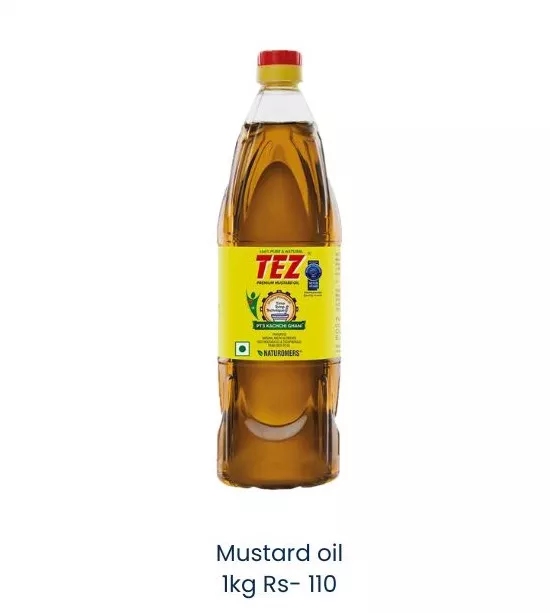 Tez Mustard Oil in Alibag: High-Quality Cooking Oil -  - Buy Online at SHREE SEVA AGENCY