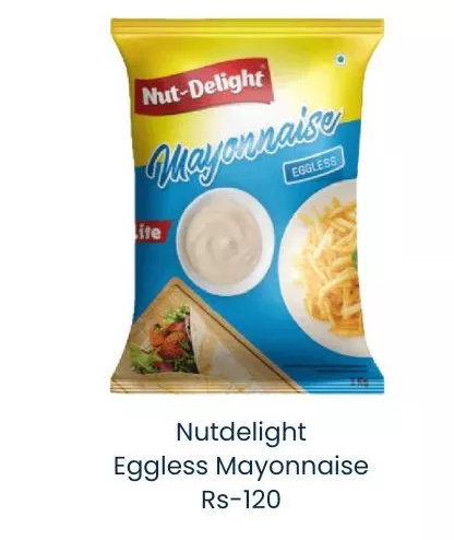 Nutdelight Eggless Mayonnaise in Alibag Delicious and Creamy Spread -  - Buy Online at SHREE SEVA AGENCY