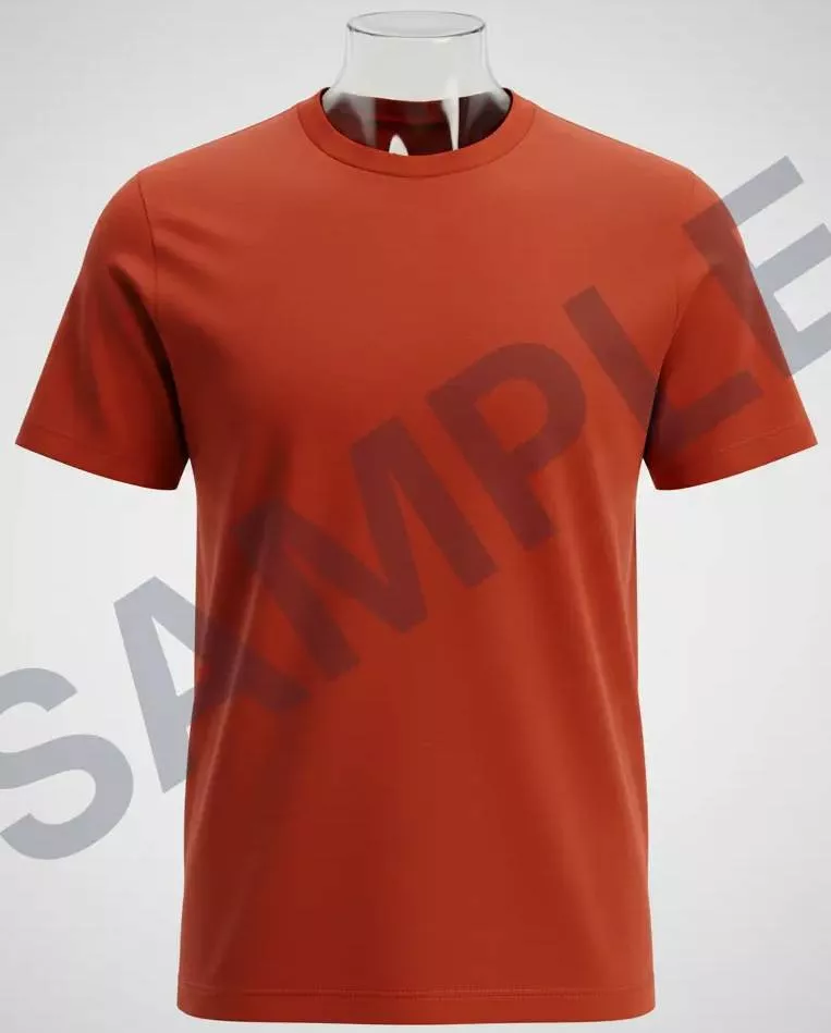 Men's Casual Rust T-Shirt in New York - Soft and Vibrant -  - Buy Online at ROYAL COLLECTION