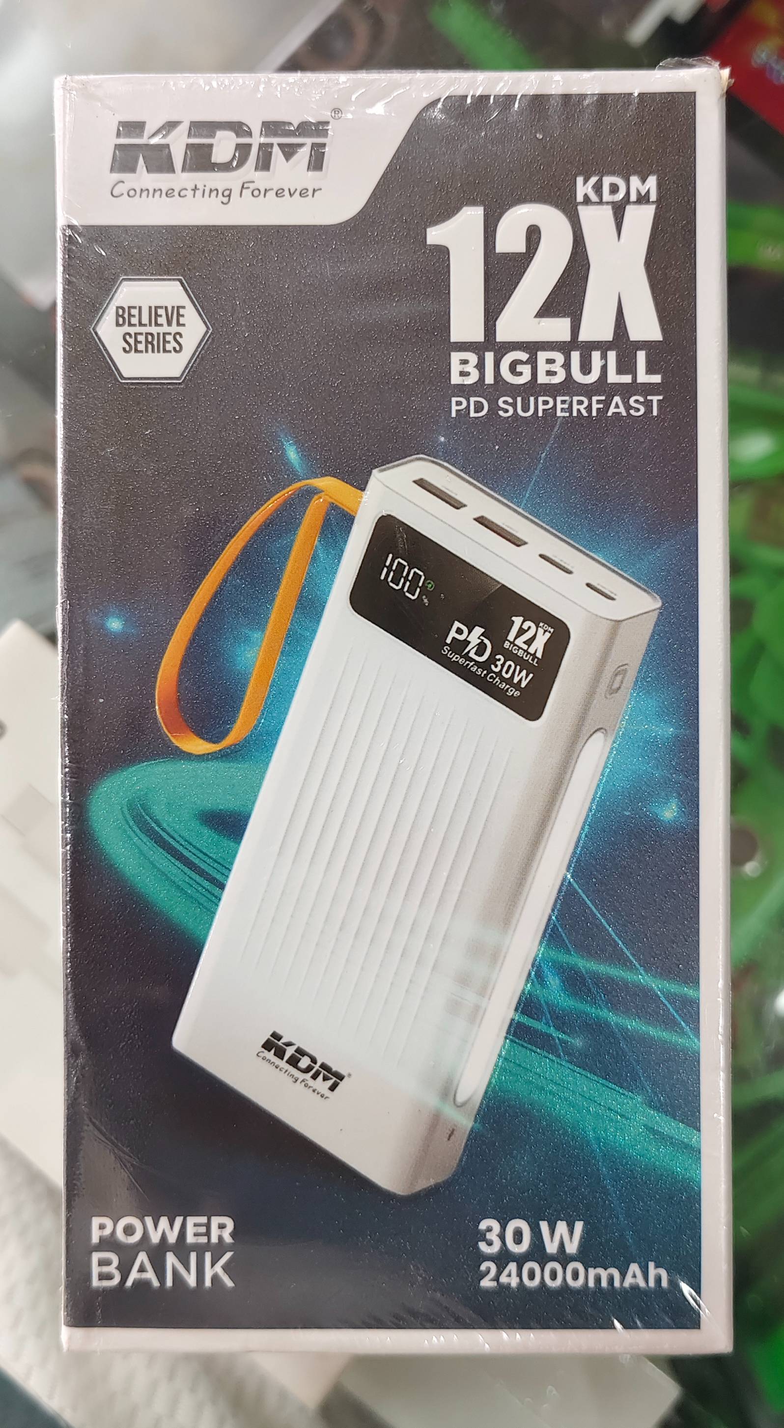 VICKY MOBILE ELECTRONIC - KDM Power Bank in Benipatti: 12X BigBull Power Bank with 24000mAh Capacity in BENIPATTI