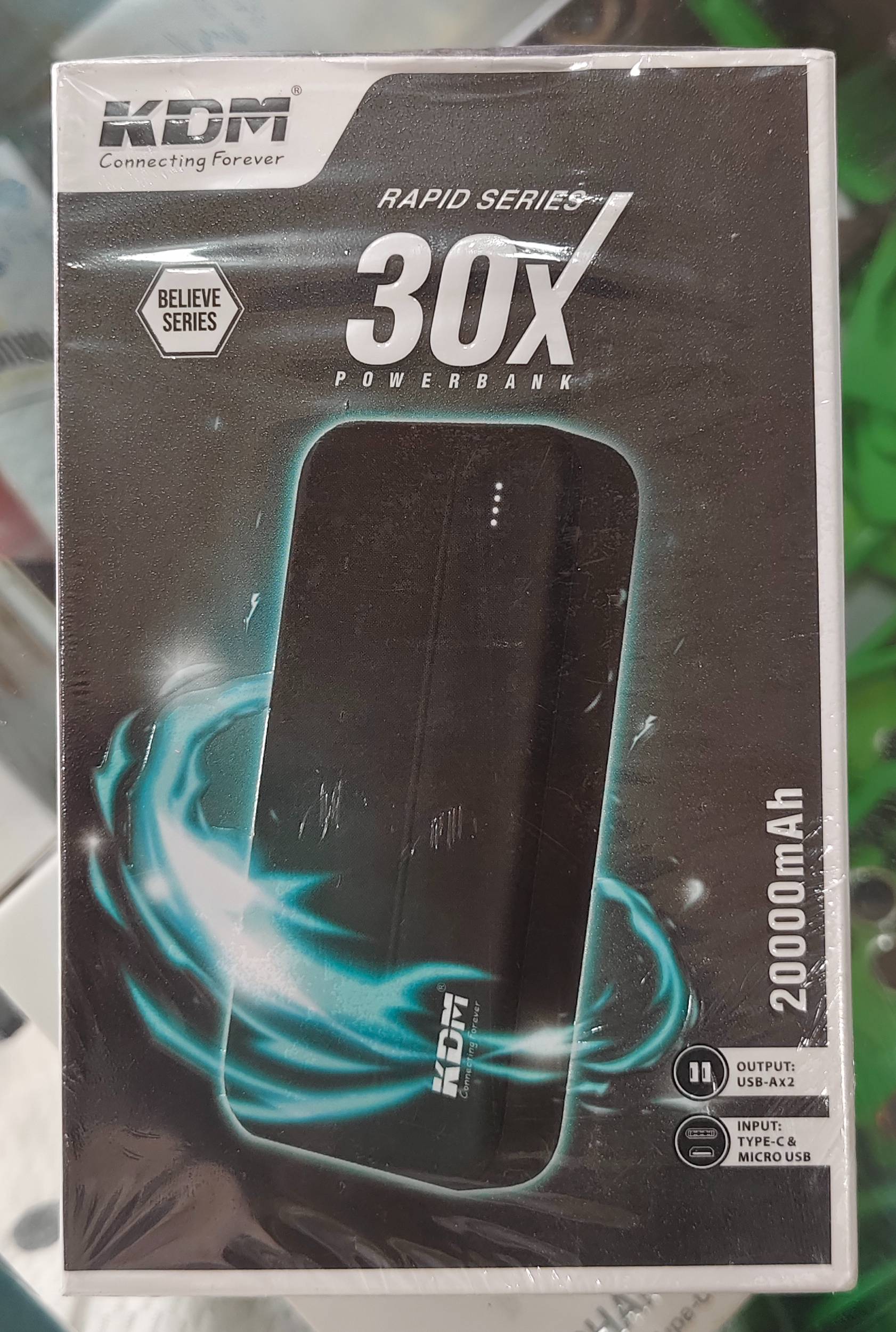 VICKY MOBILE ELECTRONIC - KDM Power Bank in Benipatti 20000mAh Dual-Output Rapid Series 30X in BENIPATTI