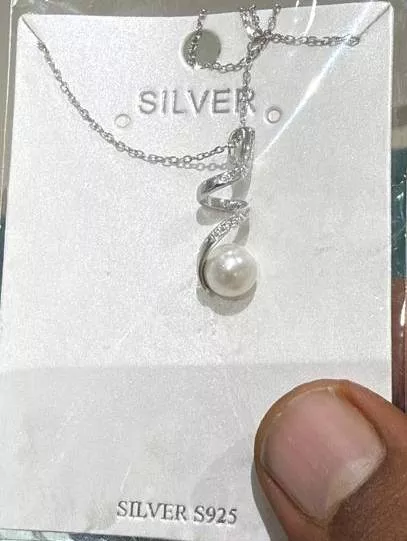  Jewelry/Elegant Pearl Silver Necklace in Rajkot, Classic and Timeless Design R K JEWELLERS GROUND FLOOR SHOP  NO 5 NAKSHATRA 7  RAIYA ROAD NEAR RAIYA CHOKDI CHANDAN PARK RAJKOT RAJKOT GUJARAT  NO 5 NAKSHATRA 7  RAIYA ROAD NEAR RAIYA CHOKDI CHANDAN PARK RAJKOT RAJKOT GUJARAT
