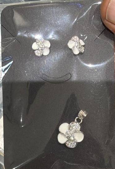  Jewelry Set White Floral in Rajkot Elegant Accessories R K JEWELLERS GROUND FLOOR SHOP  NO 5 NAKSHATRA 7  RAIYA ROAD NEAR RAIYA CHOKDI CHANDAN PARK RAJKOT RAJKOT GUJARAT  NO 5 NAKSHATRA 7  RAIYA ROAD NEAR RAIYA CHOKDI CHANDAN PARK RAJKOT RAJKOT GUJARAT
