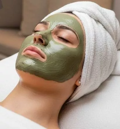 Happy Hair Saloon Village Herbal Green Clay Face Mask in CO -  - Buy Online at RAVI KUMAR