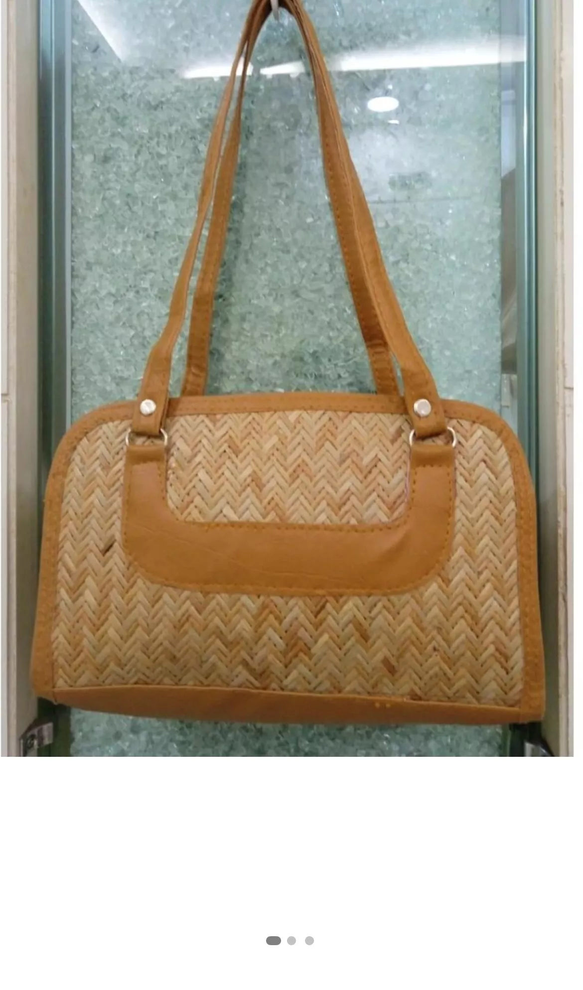 Handwoven Straw Tote Bag in Rehbari, Eco-Friendly Design -  - Buy Online at HASTAKSHAR CREATIONS