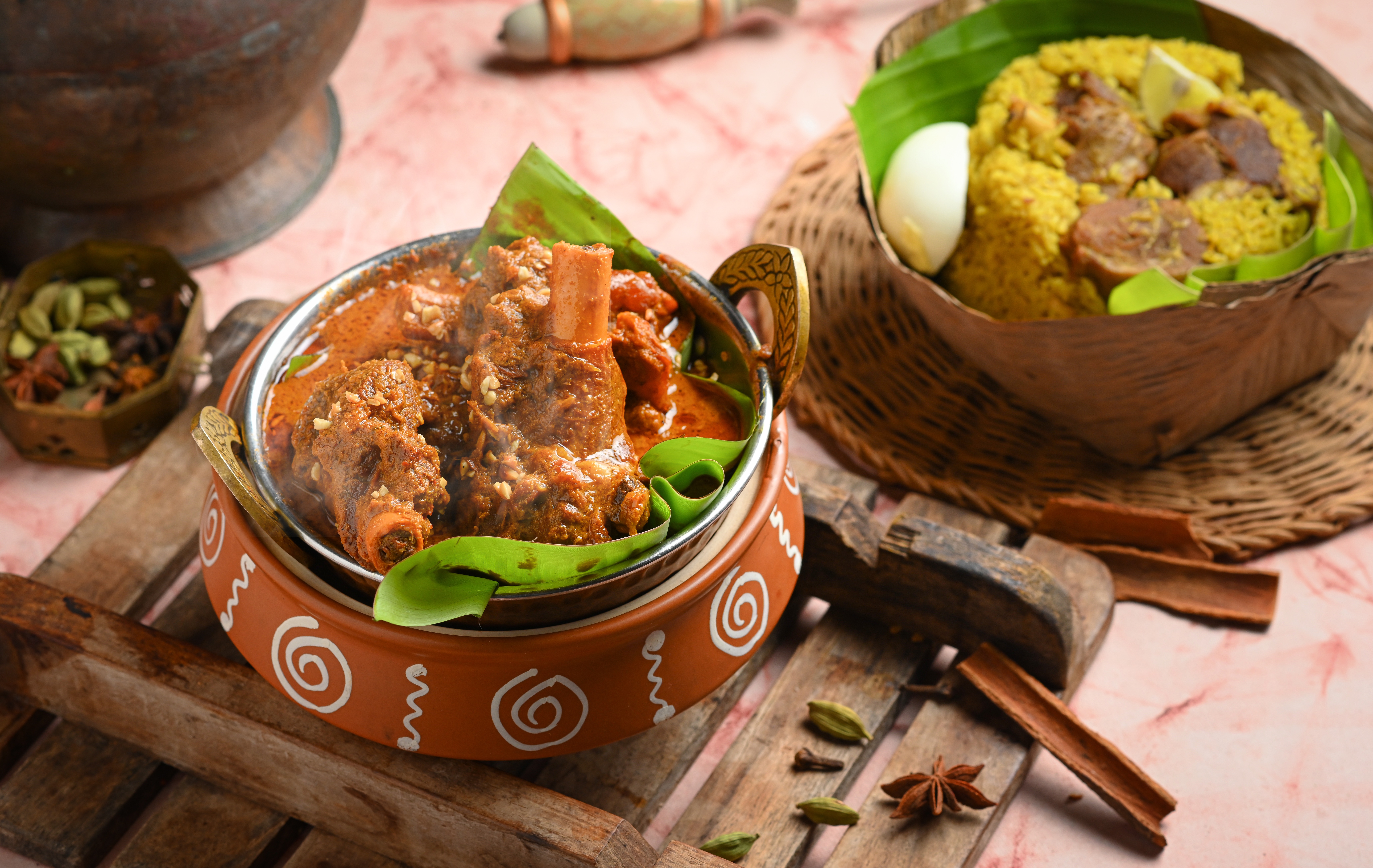  Gourmet Mutton Curry & Biryani Combo in Kukatpally - Flavorful Indian Delight CHICKPET DONNE BIRYANI HOUSE SHOP 102 MIG 183KPHB COLONYKUKATPALLY DHANALAXMI CENTER