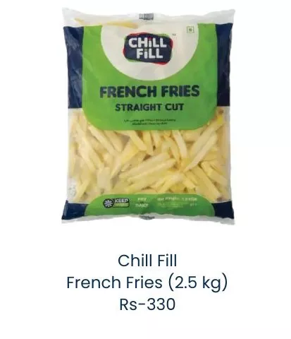 Chill Fill French Fries in Alibag - Straight Cut Frozen Fries -  - Buy Online at SHREE SEVA AGENCY