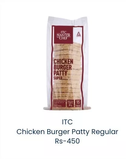 ITC Chicken Burger Patty in Alibag - Tasty Ready-to-Cook Option -  - Buy Online at SHREE SEVA AGENCY