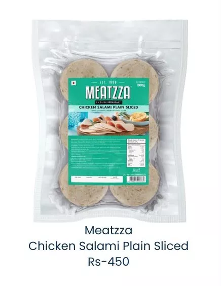 Meatzza Chicken Salami in Alibag Plain Sliced -  - Buy Online at SHREE SEVA AGENCY