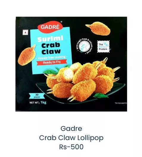 Gadre Surimi Crab Claw Lollipop in Alibag: Delicious Seafood Snack -  - Buy Online at SHREE SEVA AGENCY