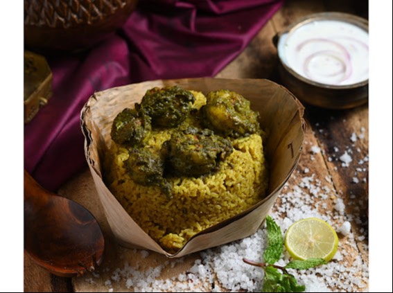  Donne Kakinada Chicken Biryani in Kukatpally: Authentic Rice Biryani Infused with Rich Spices CHICKPET DONNE BIRYANI HOUSE SHOP 102 MIG 183KPHB COLONYKUKATPALLY DHANALAXMI CENTER