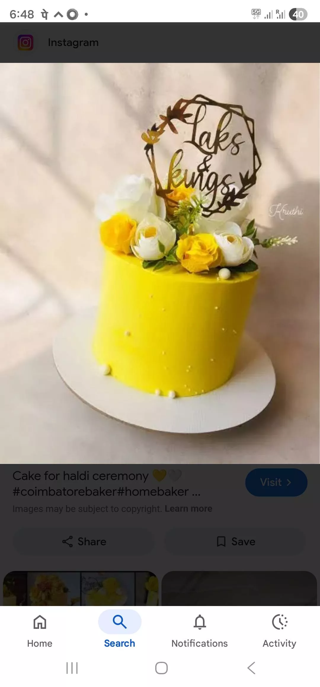Cake - Haldi Ceremony Cake in Matiabruz - Yellow-themed for Traditional Indian Wedding Ritual -  - Buy Online at MYUMY THE CAKE ARTIST
