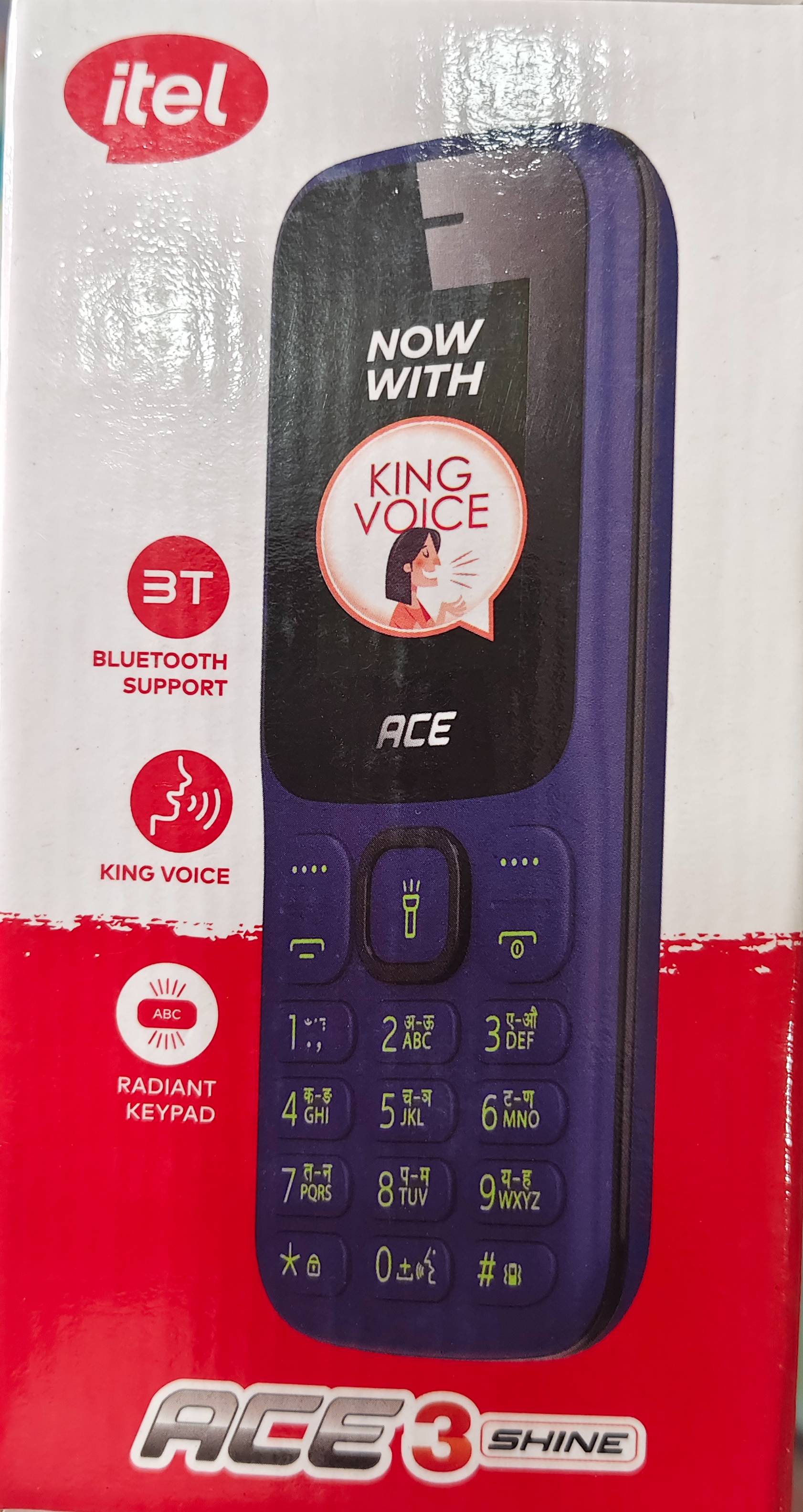 VICKY MOBILE ELECTRONIC - itel Ace 3 Shine Feature Phone in Benipatti with Bluetooth Support in BENIPATTI