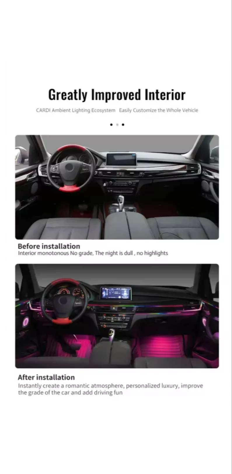  Automotive Ambient Lighting System k4 Series in Guwahati Enhancing Driving Experience AURA GREEN GARAGE HNO 230 JYOTIKUCHI  LOKHRA ROAD 781034  LANDMARK NEAR SHANKAR HOTEL
