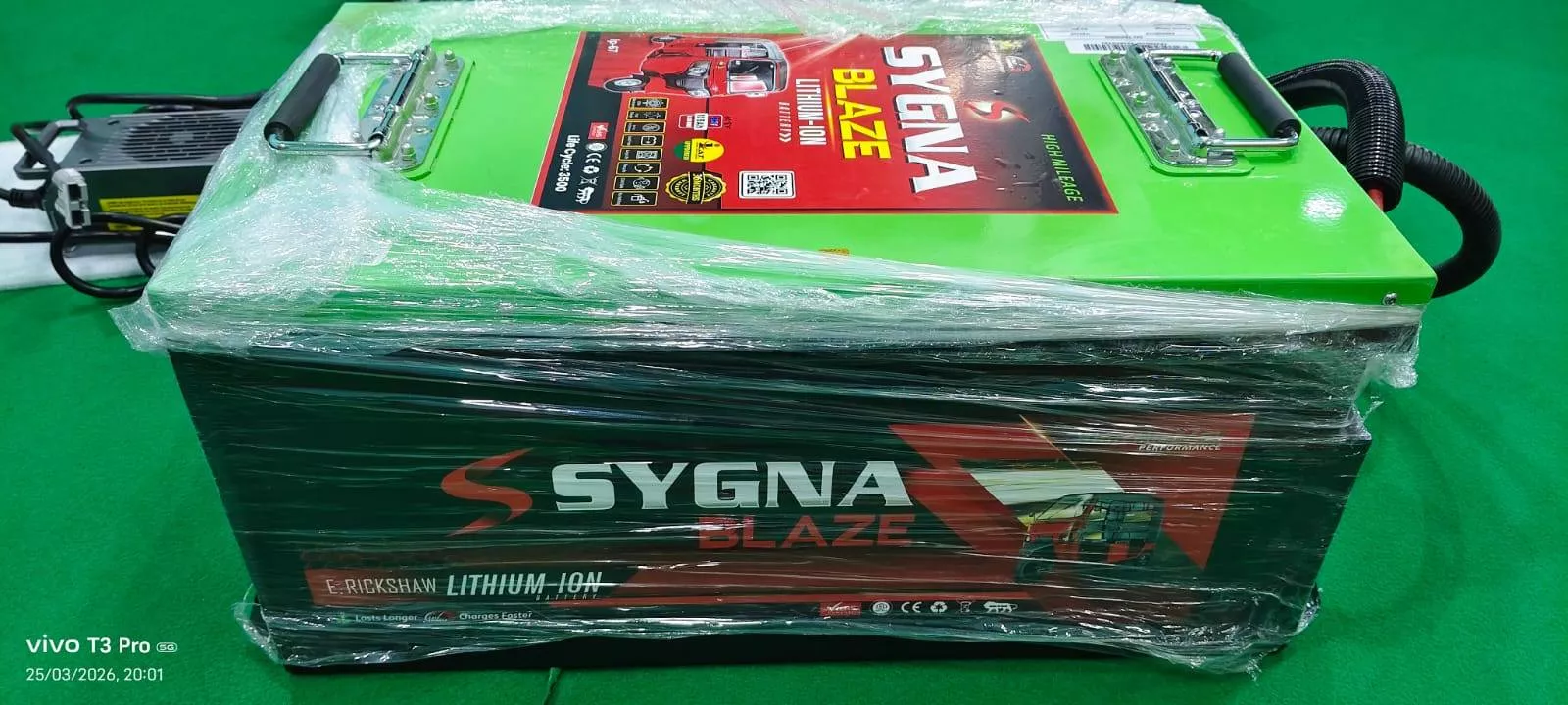 Sygna Blaze E-Rickshaw Lithium-Ion Battery in Bairgachi - Durable & Efficient Power Source -  - Buy Online at M ECO