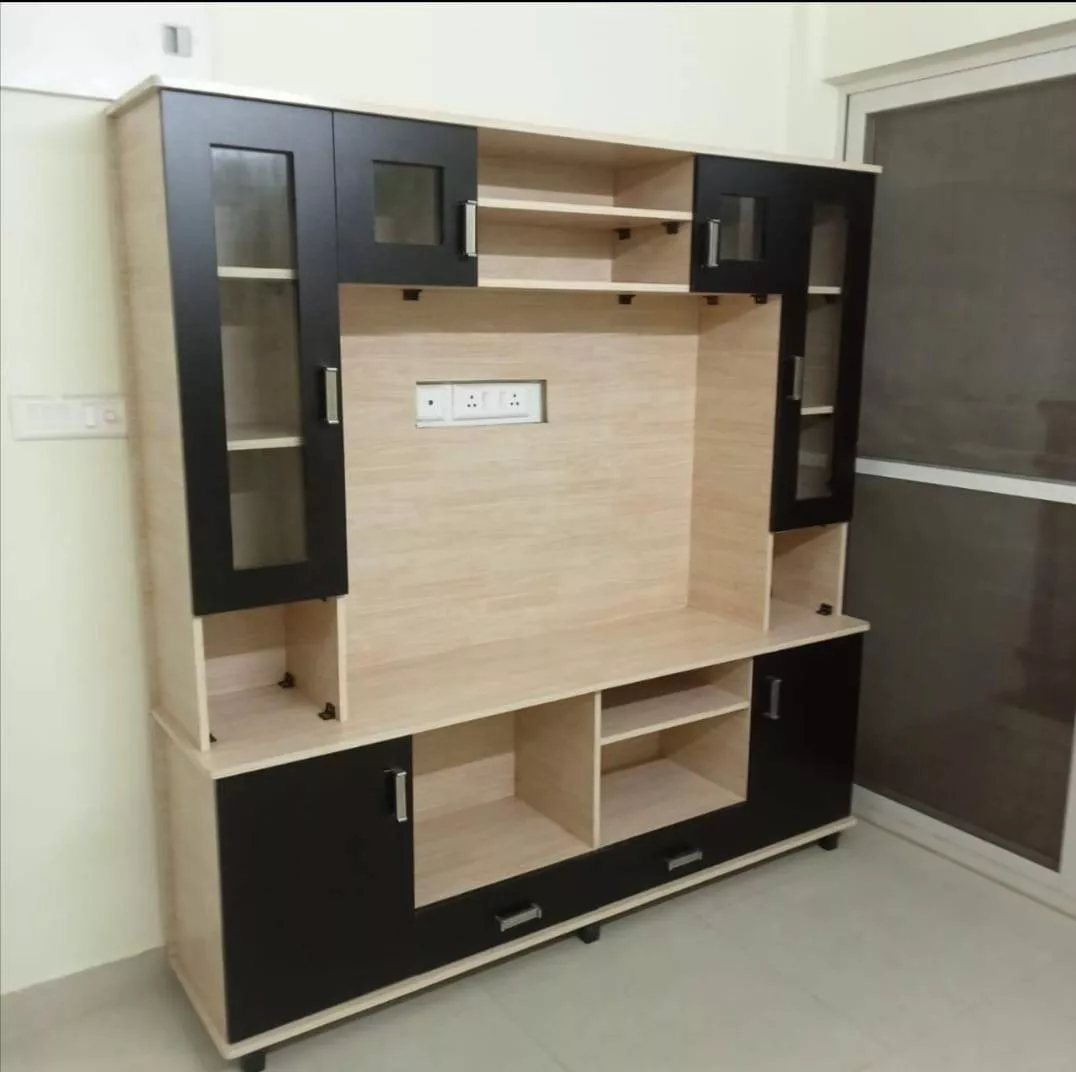  Contemporary Wall-Mounted TV Unit in Bangalore with Multiple Cabinets for Stylish Storage GOODCHOICE FURNITURE NO 28 1B LAKSHMIPURA MAIN ROAD SIDDANAHOSAHALLI VILLAGE NEAR RELIANCE TRENDS LANDMARK Near Reliance Trends