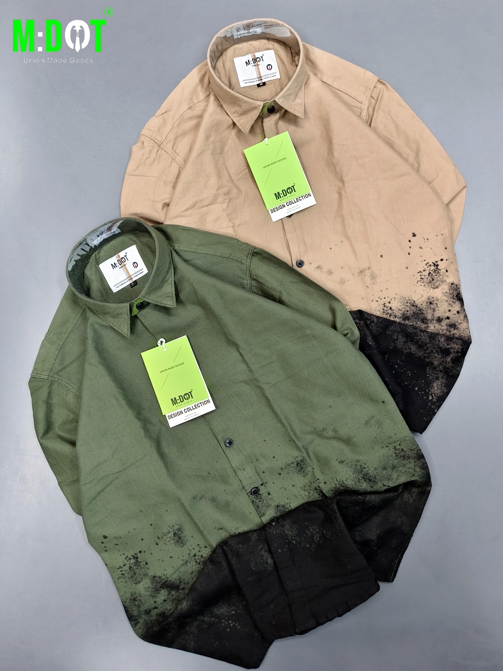 Rafi Fashions 9 Half And Half Shirt in Peapully - Unique and Trendy Design -  - Buy Online at RAFI FASHIONS