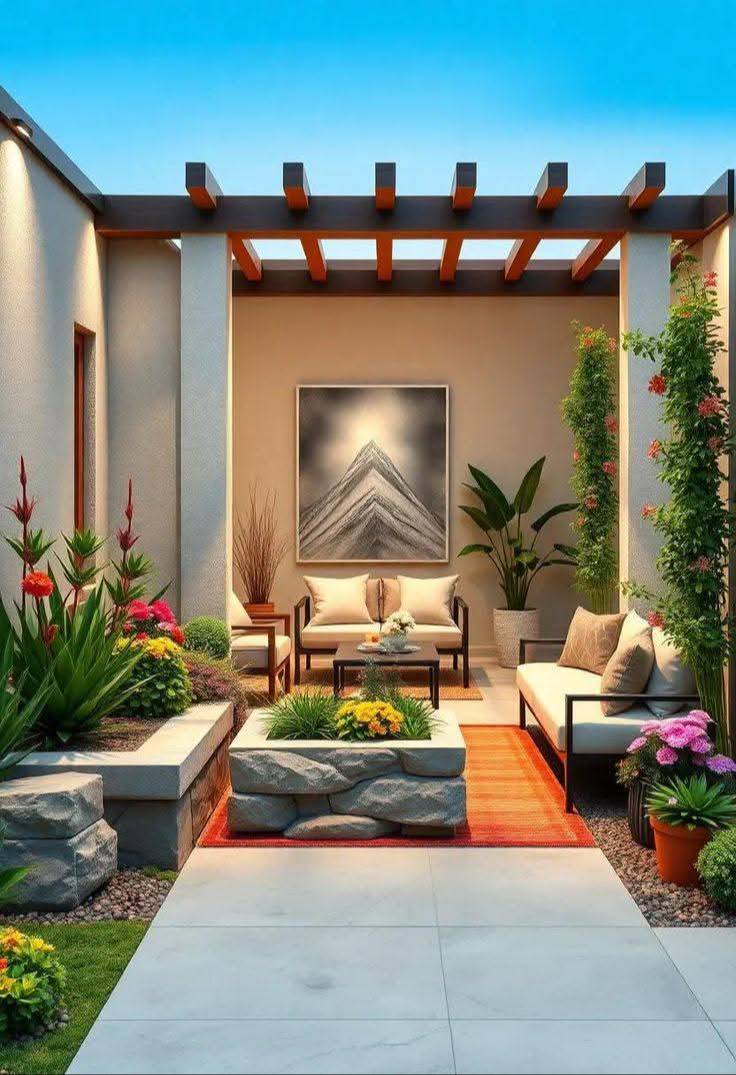 Outdoor Patio Lounge Set in Dehradun - Stylish and Durable -  - Buy Online at A R HOME INTERIOR PREEFEB COTTAGES
