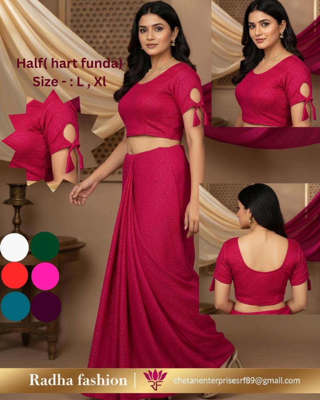 Blouse Design Sleeve in Indore: Layclar Technology for Ultimate Comfort -  - Buy Online at CHETAN ENTERPRISES