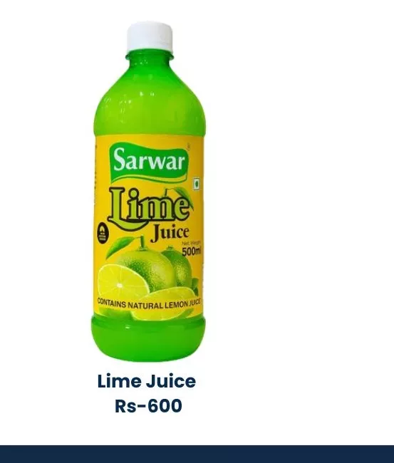 Sarwar Lime Juice in Alibag: Natural Citrus Flavor -  - Buy Online at SHREE SEVA AGENCY