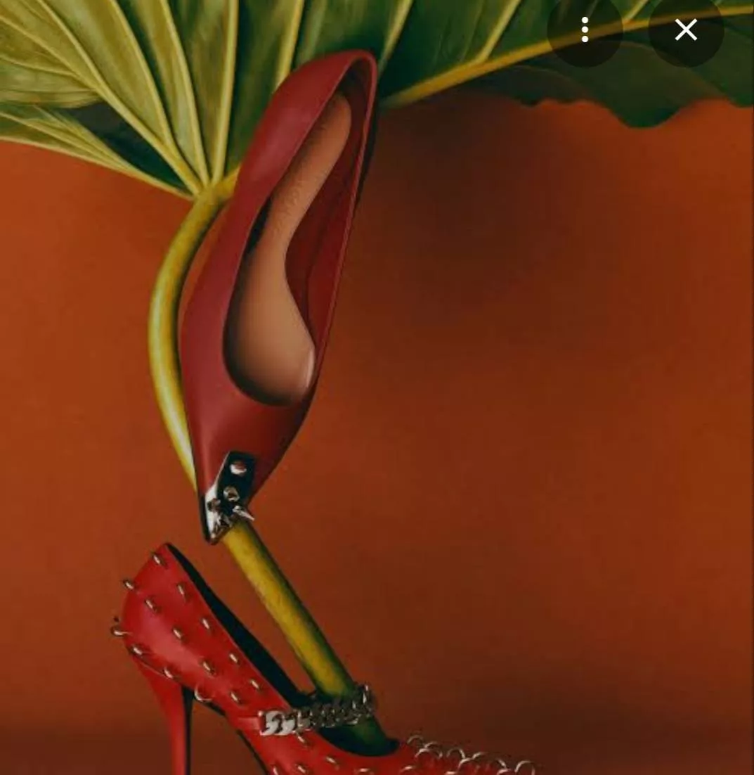 Stiletto Red High Heels in Imphal: Stylish Metal Studs -  - Buy Online at SOROK PICTURES