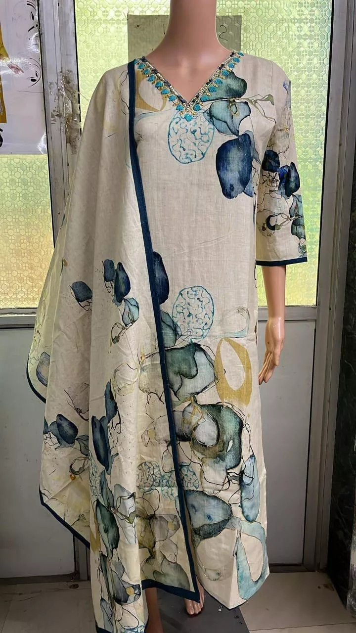  Floral Printed Kurta with Dupatta in Bhilai - Stylish and Coordinated SHREE RAMA DRESSES SHOP NO 81 82 SECTOR6 A MARKET BHILAINEAR BY HAPPINESS AND MEMSAHED