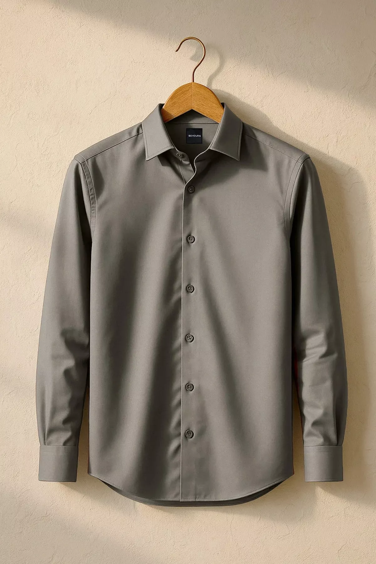 Formal Shirts - Classic Grey Formal Shirt in Thakur Designer Studio, ASR Jal By Pass - Elegant Design -  - Buy Online at JASHANPREET KAUR