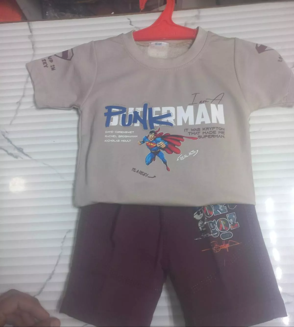 Kids Superhero T-Shirt and Shorts Set in Vinit Talikes Gali - Fun Outfit for Little Heroes AMAYRA COLLECTION VINIT TALIKES GALI ASHOKNAGAR ASHOKNAGAR 473331 LANDMARK Purane Thaane Ke Peeche